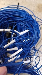 Instrumentation wire harness d sub DB25 4 foot long bulkhead connection
