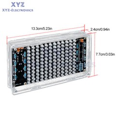 LED Music Spectrum Kit Voice Control Dynamic Dot Matrix Spectrum Screen DIY 5V