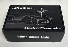 Bluetooth Music Tesla Coil AC110-240V 120W 10CM High Frequency Voltage Pulse New