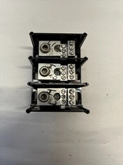 Gould Power Distribution Block 67033, 600VAC/DC, 3-Pole, 310 Amps, 1 In, 6 Out