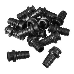 15pcs 8mm PVC Strain Cord Boot Protector Power Tool Hose Black