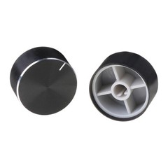 2pcs Aluminum Rotaries Electronic Control Potentiometer Knob Measure Control