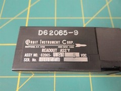 Orbit Instrument Company 62065-181 Readout Assembly 5VDC