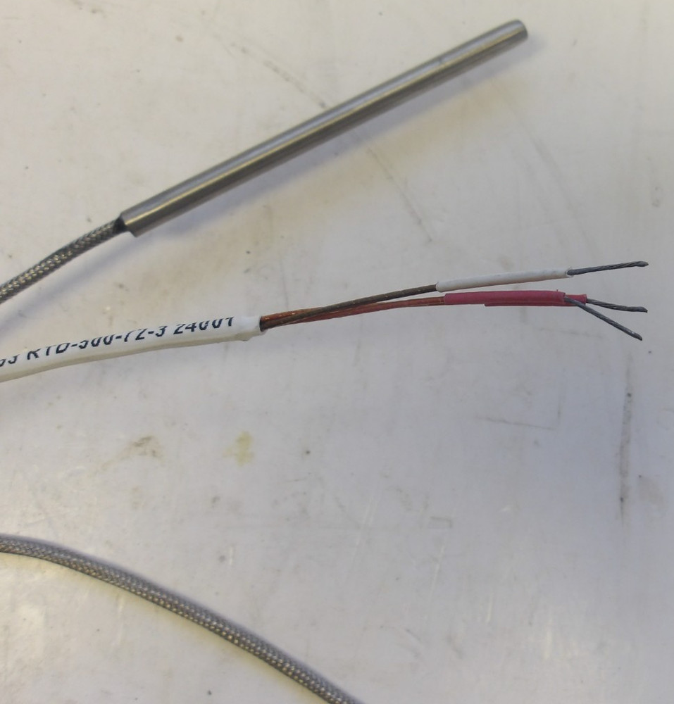 THERMON P/N: RTD-500-72-3 TEMPERATURE SENSOR 72″ LEAD WIRES NEW
