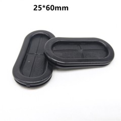 Oval Blanking Grommets Rubber Closed Blind Plug Bung Cable Wiring Protect Bushes
