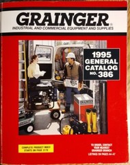 GRAINGER 1995 #386, 1996 Metalwork Supplies, 2000-1 #391 Catalogs, used