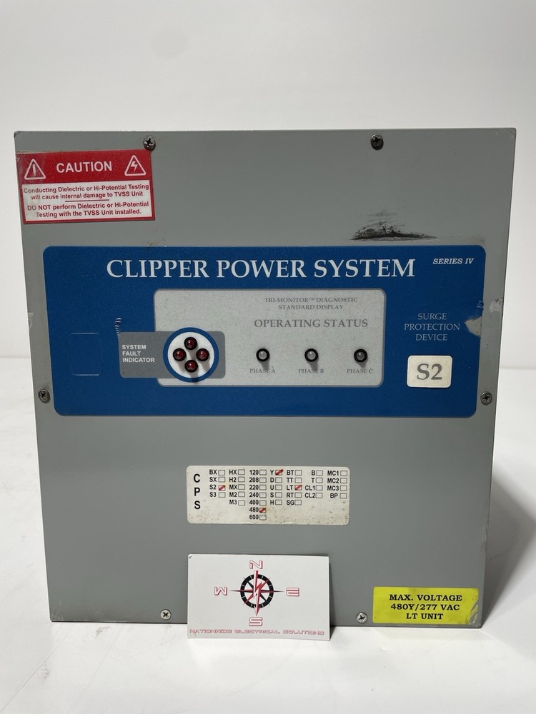 Cutler Hammer CPSS2480YSLT Transient Voltage Surge Suppressor, 3PH, 4W, 480/277V