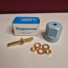 Superior Electric PS100GBL Supercon Electrical Connector 100A Blue Cable Socket