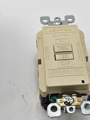 LEVITON SmartlockPro Blank Face GFCI Receptacle GFRBF-I