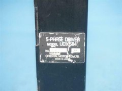 Super Vexta UDX5114 5-Phase Driver AC100V Rusted Expedited Shipping
