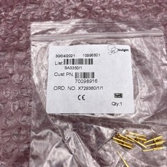 10 Pack Bulgin SA3350/1 Gold Plated Contact Soldered Male Terminal Pins *NEW*