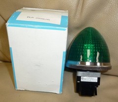 Maruyasu PLR-200GLHS Pilot Lights Green 200-220 AC 50/60 Hz New