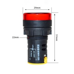LED Flash Alarm Indicator Signal Lamp 12V/24V/110V/220V/380V AD16-22DS All Color