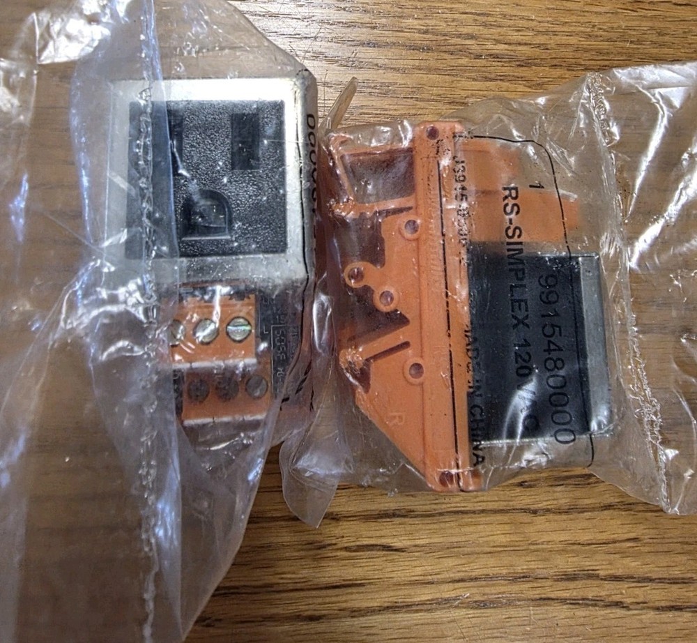 WEIDMULLER RS-SIMPLEX 120VAC SINGLE OUTLET 9915480000 Lot of 2