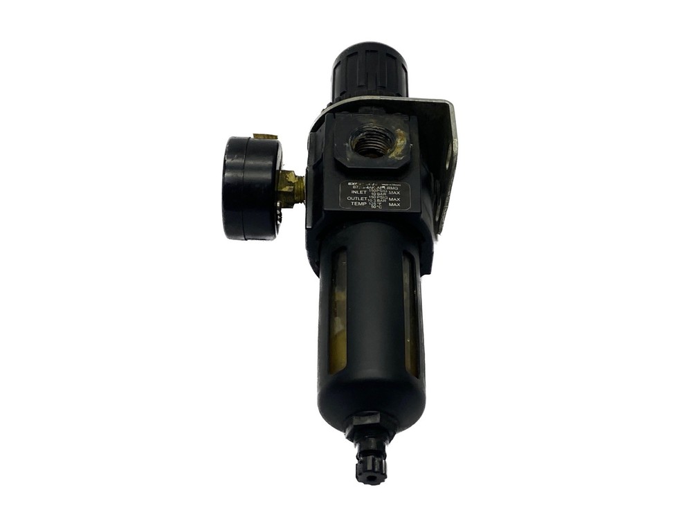 USED Norgren 1/2” NPT 150 PSIG Air Pressure Filter Regulator B73G-4AK-AP1-RMG