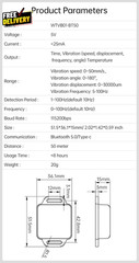 BLE Vibration Sensor WTVB01-BT50 Smart Vibration Module Ar-Duino 3-Axis Vib…..