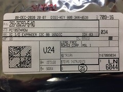 PCF8574ADW TI IC XPNDR 100KHZ I2C 16SOIC SMD ROHS 4 PIECES