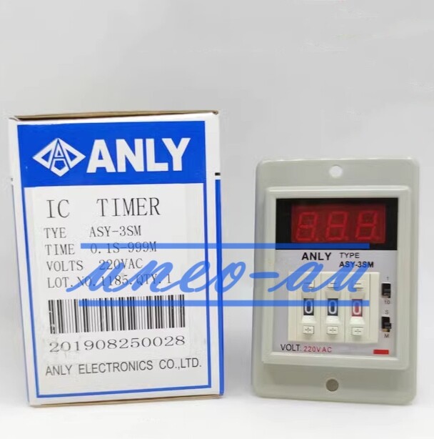 1PC New For ASY-3SM Digital Timer 0.1S-999M 50/60Hz AC110V AC220V DC24V