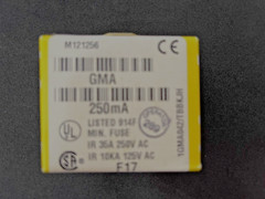 GMA-250mA FUSE FAST ACTING FAST BLOW 5X20mm 250V 250mA (LOT OF 10)