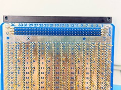 Vintage Mupac 3332 IC Wire Wrap Prototype Board 1981 Gold Pin/Sold As Is