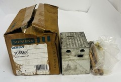 SIEMENS NO. TC5R600 BREAKER LUG TERMINAL PD/RD CU BODY LUG 5 W 600 KCMIL