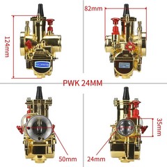 Motorcycle Carburetor For PWK 24 26 28 30 32 34mm Carb 50cc-250cc 2T4T Dirt Bike