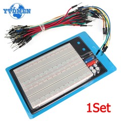 1set ZY-204 1660 Hole Experimental Breadboard + 65pcs Jumper Wire for Arduino