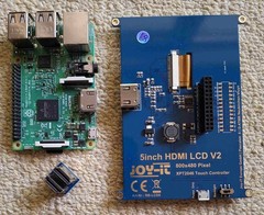 RB-LCD-5 Touchscreen Raspberry Pi XPT2046 Touch Controller HDMI LCD V2