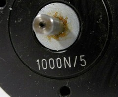 Carl Zeiss Jena Drehgeber | Ø Welle 5mm | Länge des Körpers 125 mm | Ø 60 mm