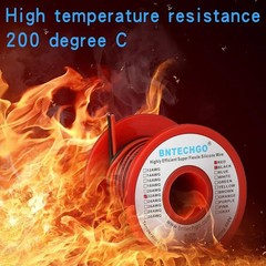 BNTECHGO 22 Gauge Flexible 2 Conductor Parallel Silicone Wire Spool Red Black Hi