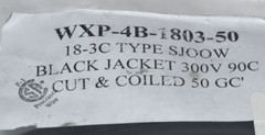 Unbranded 50′ Processed Wire, Cut & Coiled Cable, Bare Ends *New* WXP-4B-1803-50