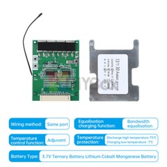13S 48V 30A 18650 Li-ion Battery Protection Board BMS with Balance for E-Bike