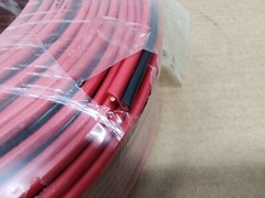 100 Meters, 2-Core Home LED Trumpet Audio Cable RVB 2 x 1.5mm² Wire Red Black