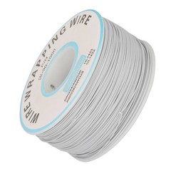 (White)1Roll WiRe Wrapping Single Copper Wire Strand 30AWG Cable 0.25mm Y