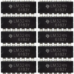 LM324N Quad Operation Amplifier (Op Amp) – 3V to 32V