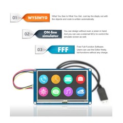 Nextion Display 2.4″ 2.8″ 3.2″ 3.5″ 4.3″ 5″ 7″ HMI TFT LCD Screen + Plastic Case