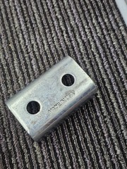 (QTY 20) Phoenix PF631 EG U-Fitting Splice 2-Hole 1-5/8 Channel