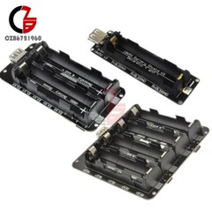 3V/5V Micro USB ESP32 1/2/4x 18650 Mobile Power Li-ion Battery Holder Shield V8
