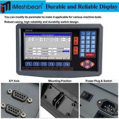 LCD Digital Readout with Precision Linear Scale for Milling Lathe Machine 2 Axis