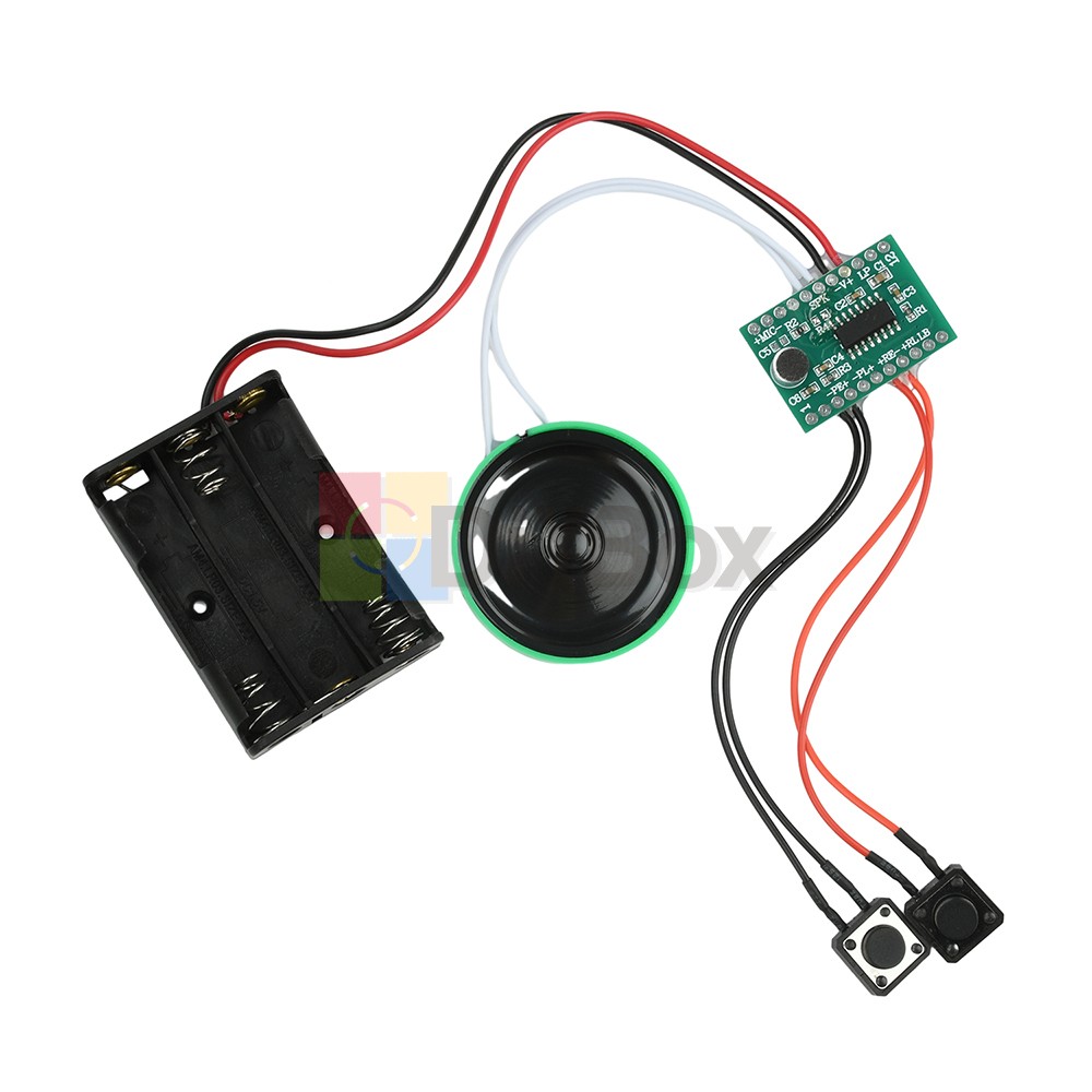 Dual-Button Recording Module 60-sec Voice Recorder DIY Electronic Greeting Card