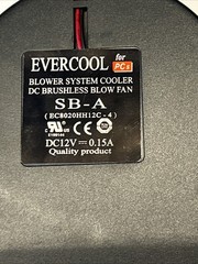 StarTech Evercool SB-A EC8020HH12C-4 Blower System Cooling Fan