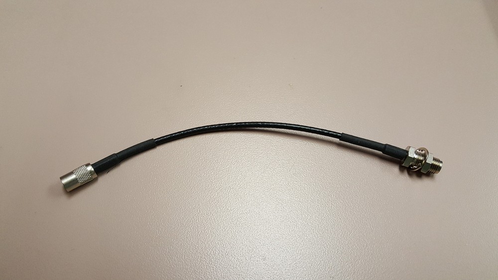 Cable 6inch SMA female bulkhead to SMB female plug RG174 cable