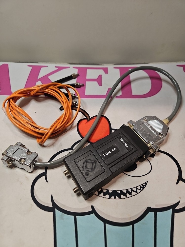 Black Box ME600A FOM-6A Fiber Optic With Cables