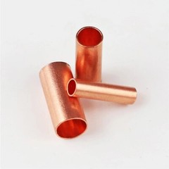 Copper Tube Butt Splice Wiring Joint Connecting Pipe Copper Tube Crimp Terminal