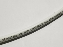 General Cable 7141850 23/4P GenSPEED 10 MTP Cat6A 10GX 10G Plenum White /50ft