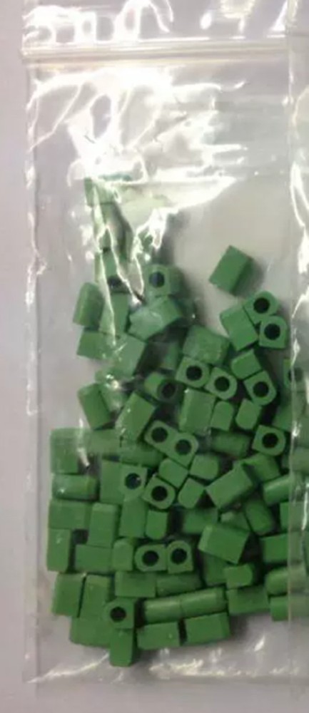 MSTB-BL Insulation Caps, Segmented, Green, 100 per pack, 1755477