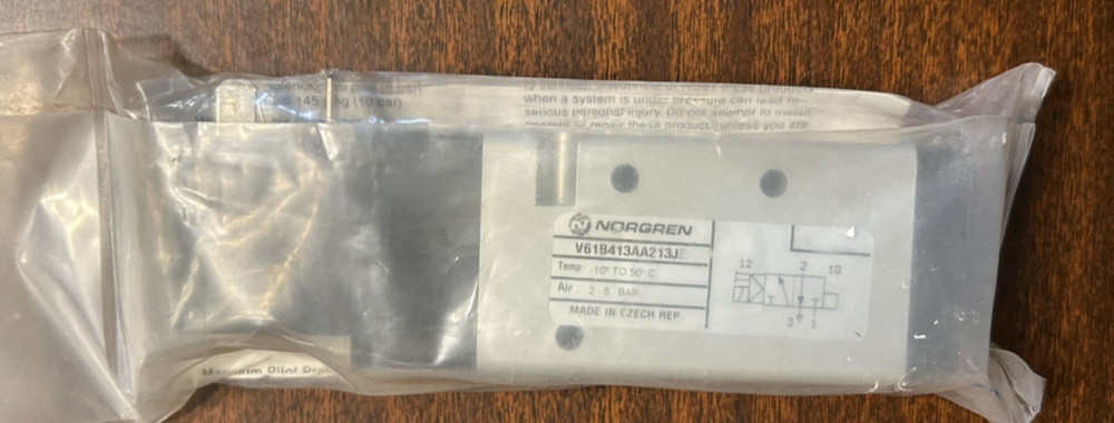 NORGREN V61B413A-A213J Solenoid valve with 24VDC coil 13J, NEW