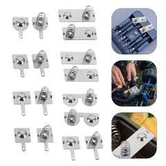 1 Set Durable Metal Battery Spring Contact Plate for Remote Control Silver