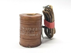 Asco 74-073-2-D Solenoid Valve Coil 240/DC HT Red-Hat
