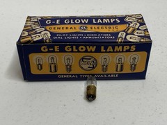 Vintage Box of 10 NOS GE NE-51 Glow Lamps General Electric Bulbs